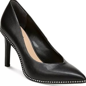 Sexy Sophisticated Black stiletto  Bar lll Brinsa Ball Pumps sz 7.5 New NIB